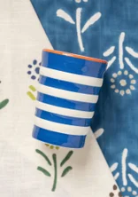 “Caramel” ceramic vase - light ecru