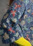 Robe "Vinita" en coton biologique tissé (indigo XL)