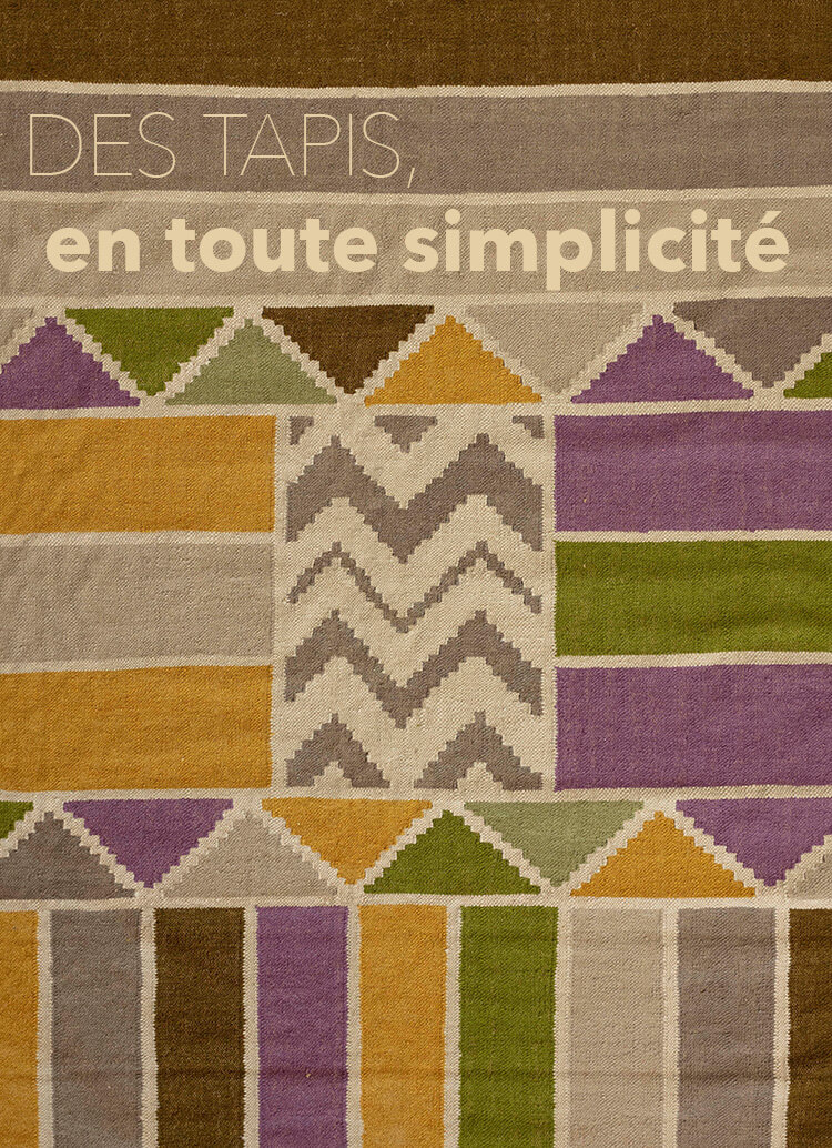 Des tapis, en toute simplicité