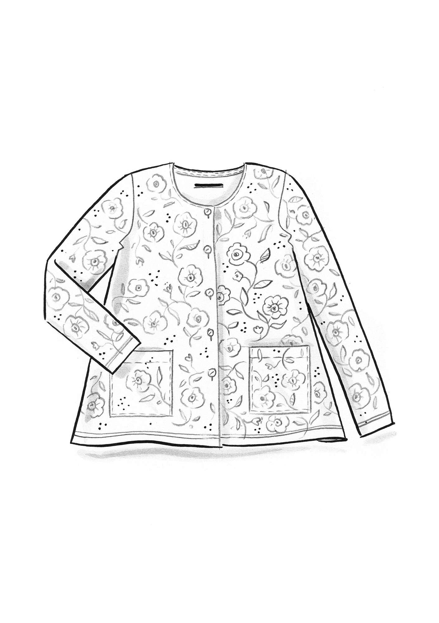 トップス 6ROKU COTTON MIX PATTERN BORDER CARDIGAN 6（ロク）の「＜6(ROKU)＞COTTON MIX PATTERN BORDER CARDIGAN