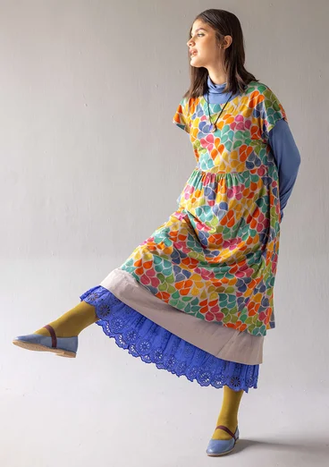 Jerseykleid „Cherie“ aus Bio-Baumwolle - taubengrau