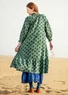 “Gjusta” woven organic cotton dress (elm green S)