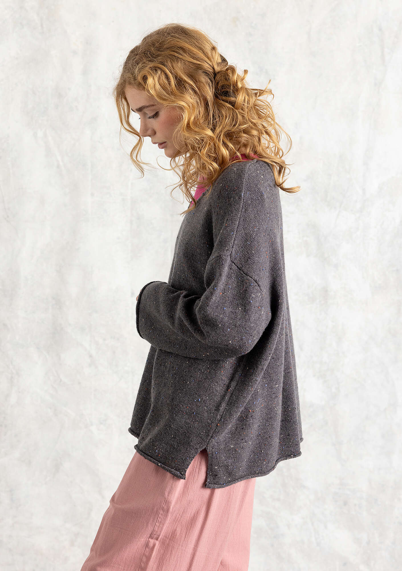 Nubby sweater in a lambswool blend gudrunsjoden.com