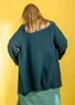 Langstrickjacke aus Wolle (dunkeljaspis S)