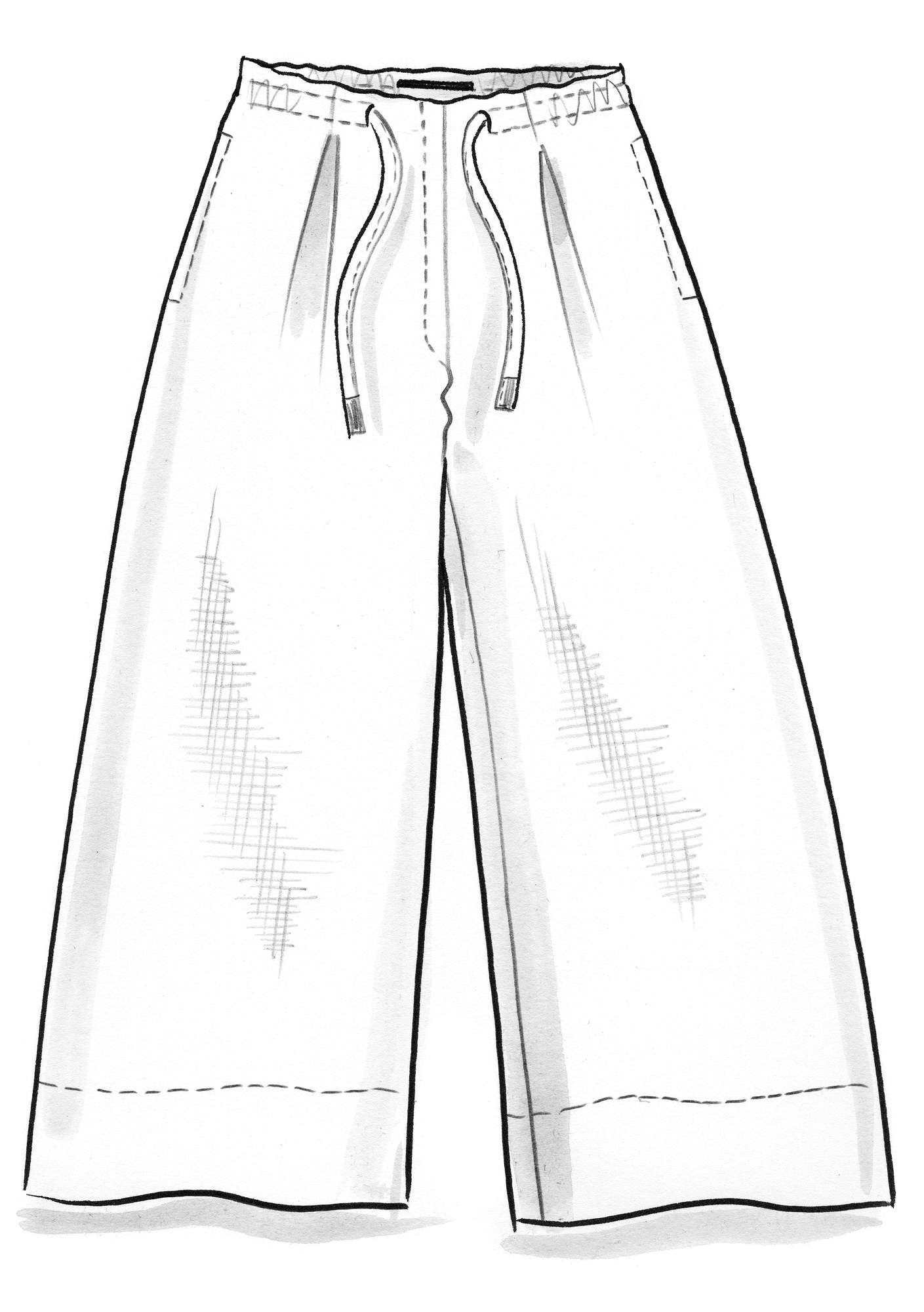 Woven linen pants
