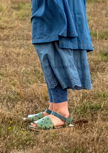 Sandaler i nappa - havsgrøn
