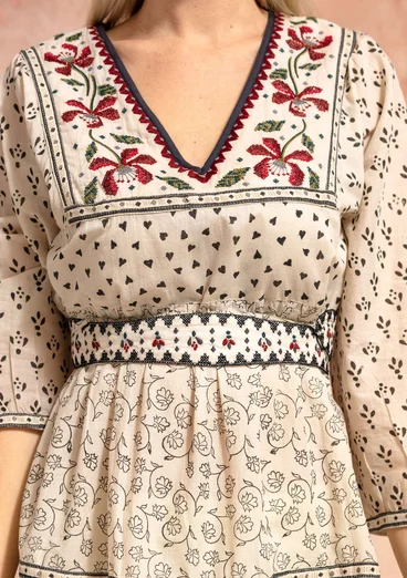 Klänning "Melodie" i ekologisk bomull - svart