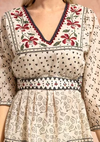 Klänning "Melodie" i ekologisk bomull - svart