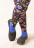 Einfarbiger Nubuklederschuh mit Dehneinsatz (schwarz 36)