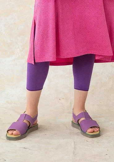 Sandalen aus Nubukleder - mittsommerblumen