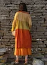 "Desert" woven organic cotton dress (ochre M)