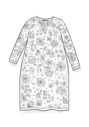 “Mongolia” lyocell/elastane jersey dress - natural
