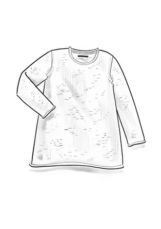 Pullover aus Recycling-Baumwolle - indigo