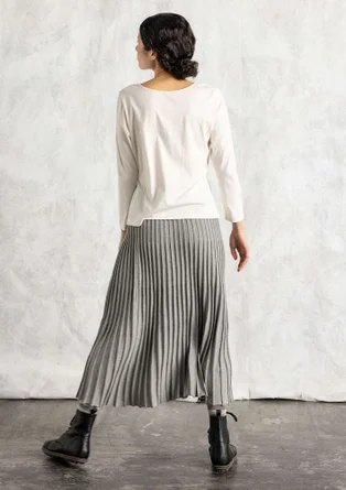 Organic cotton jersey top - ecru