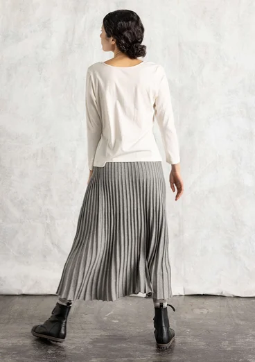 Organic cotton jersey top - ecru