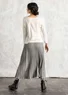 Organic cotton jersey top (ecru XXL)