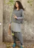 “Alora” organic cotton jersey tunic (graphite M)