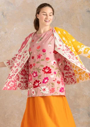 T-shirt "Peony" i økologisk bomuld/modal - 