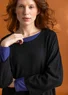 Sweater in organic wool (black M)