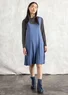 Jersey dress in lyocell/spandex (mountain blue XXL)