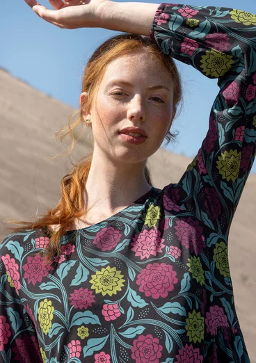 Robe "Pink Moon" en jersey de lyocell/élasthanne - noir