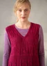 Strickkleid „Raya“ aus Bio-Baumwolle (dunkelhibiskus L)