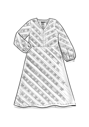 “Eka” woven organic cotton dress - dark jade