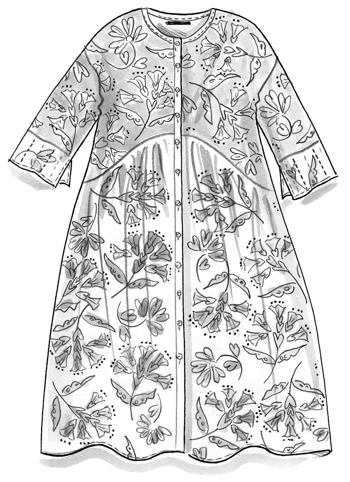 Kleid „Crocus“ aus Öko-Baumwolle