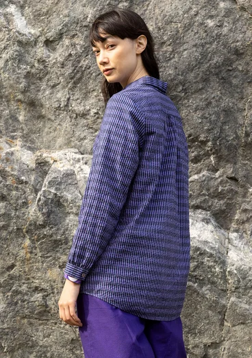 Kangaspaita "Wavy” ekopuuvillaa - taivaansininen