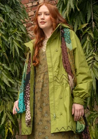 Parka „Judit“ aus Bio-Baumwollgewebe - birkenlaub