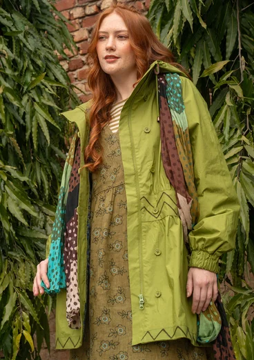 Parka „Judit“ aus Bio-Baumwollgewebe - birkenlaub
