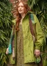 Parka „Judit“ aus Bio-Baumwollgewebe (birkenlaub S)