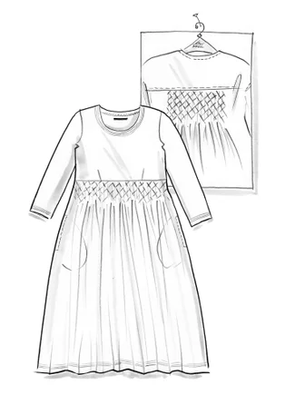 Jerseykleid aus Bio-Baumwolle/Modal - hellorientgrün