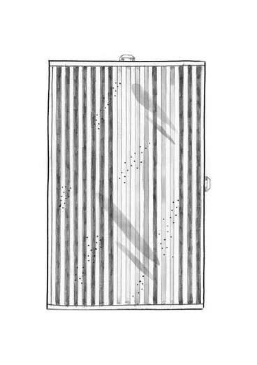 Drap de bain "Sunset" en coton biologique - vert verre de mer