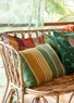 “Ecuador” organic cotton cushion, with filler cushion (salvia One Size)
