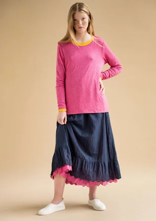 Jupon en coton biologique tissé - indigo foncé