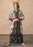 Kimono "Ayaka" en coton biologique (plumes M)