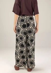 Jerseybukser "Taiyoko" i lyocell/elastan - sort