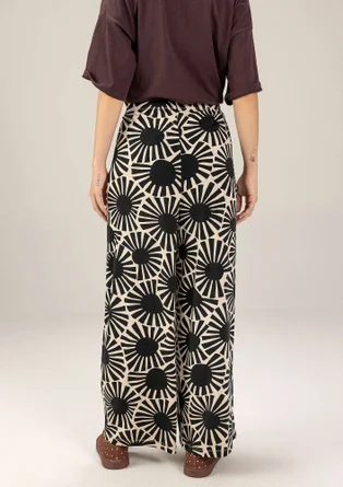 “Taiyoko” lyocell/elastane jersey trousers - black