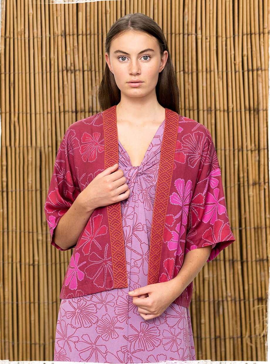  Yuriko  lyocell kimono