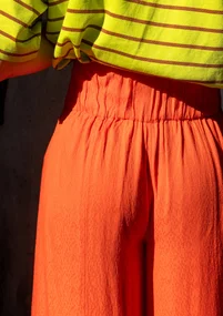 Webhose „Flora Flow“ aus Viskose - feuerlilie