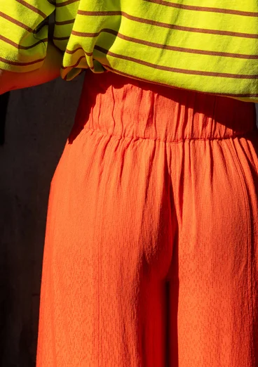Webhose „Flora Flow“ aus Viskose - feuerlilie