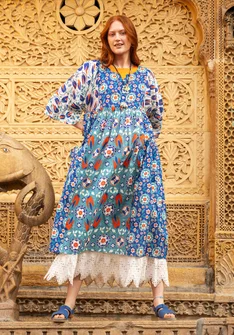 Kangasmekko "Samarkand” ekopuuvillaa - sähkönsininen