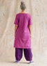 Robe basique rayée en coton biologique (hibiscus/fleurs de la Saint-Jean S)