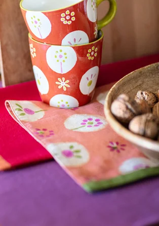 Set de table "Indra" en coton biologique - sorbe