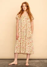 Robe "Primrose" en jersey de coton biologique - sable clair