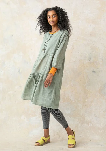 Woven dress in organic cotton - hopper