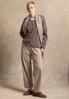 Organic cotton/elastane jersey trousers - kashish