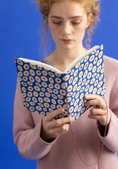 Notatbok «Runa» med stoffkledd omslag - kleinbl