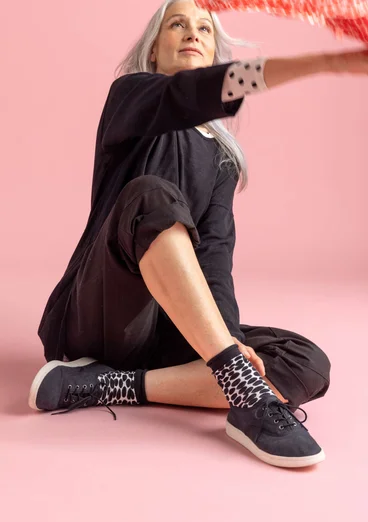 Stoffschuhe „Grace“ aus Bio-Baumwolle - schwarz